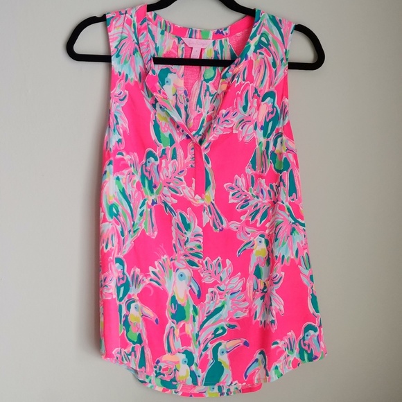 Lilly Pulitzer Tops - Lilly Pulitzer top toucan print